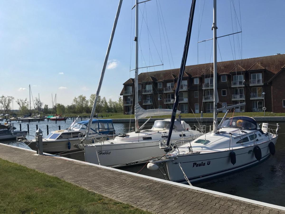 Blick Auf Yachthafen An Der Ostsee Ueckermünde Kültér fotó